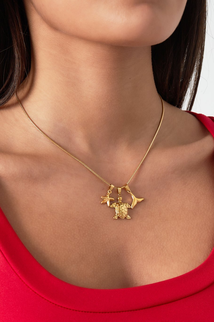 collana oasi estiva - colore oro Immagine2